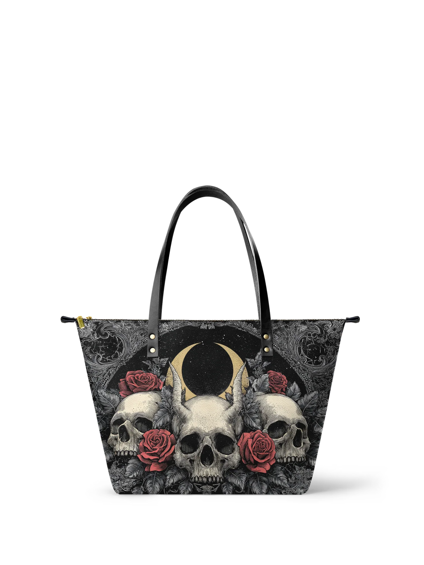 "Nightrosary" Leather Tote Bag Matching Set (FREE WALLET)