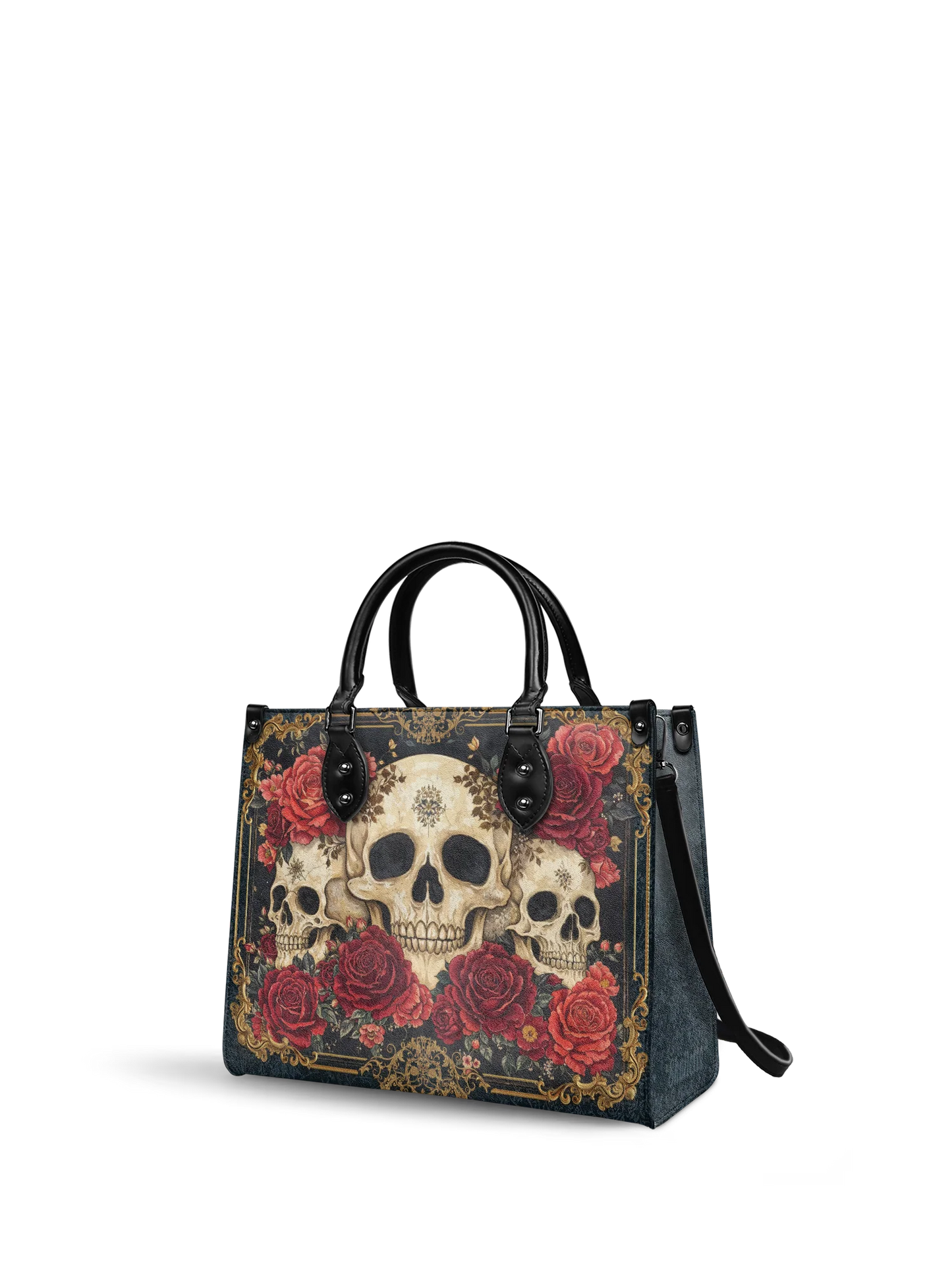 "Bloodrose" - Leather Handbag Matching Set (FREE WALLET)