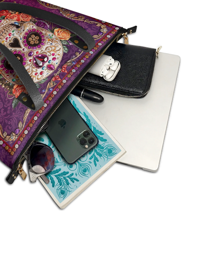 "Catrinelle" Leather Tote Bag Matching Set (FREE WALLET)