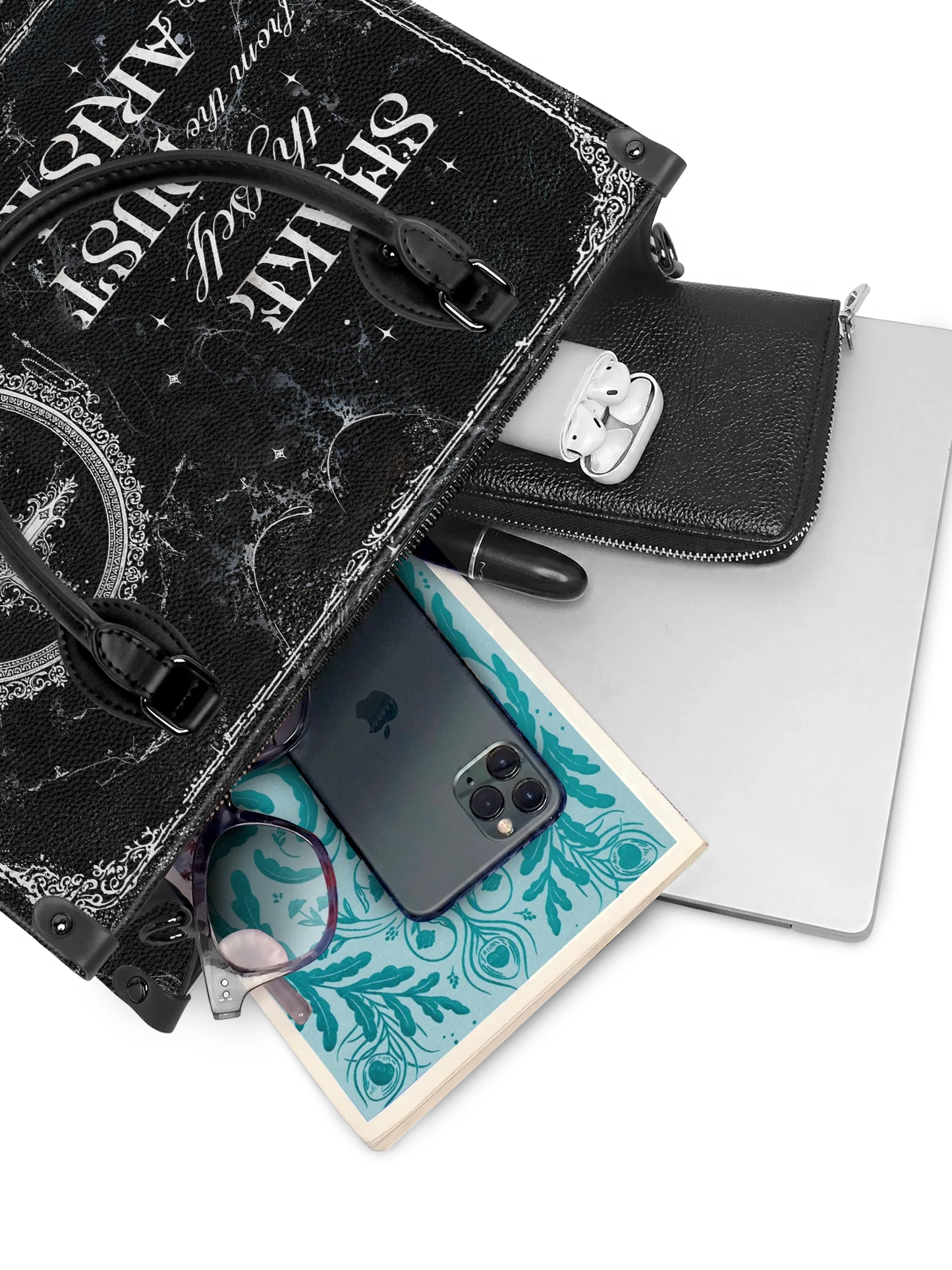"Dustveil" - Leather Handbag Matching Set (FREE WALLET)