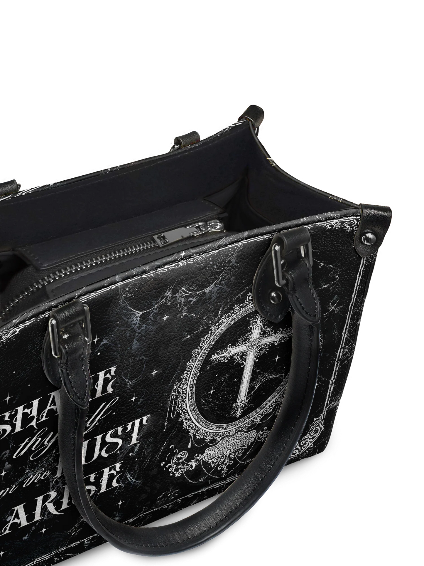 "Dustveil" - Small Leather Handbag Matching Set (FREE WALLET)