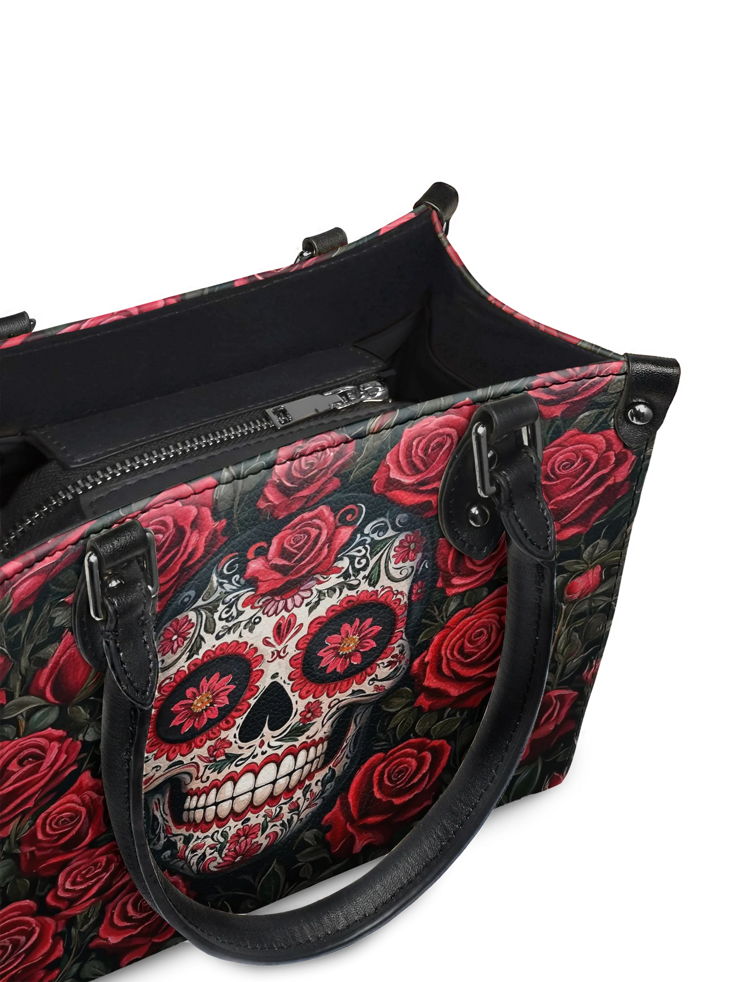 "La Roja" - Small Leather Handbag Matching Set (FREE WALLET)