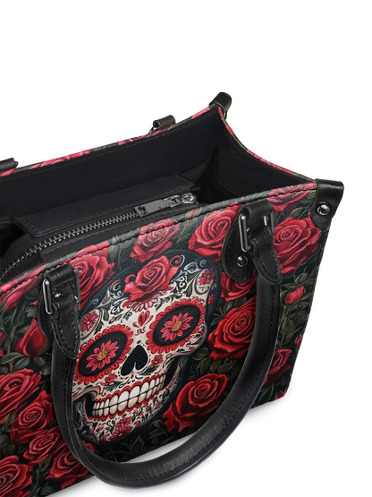 "La Roja" - Small Leather Handbag Matching Set (FREE WALLET)