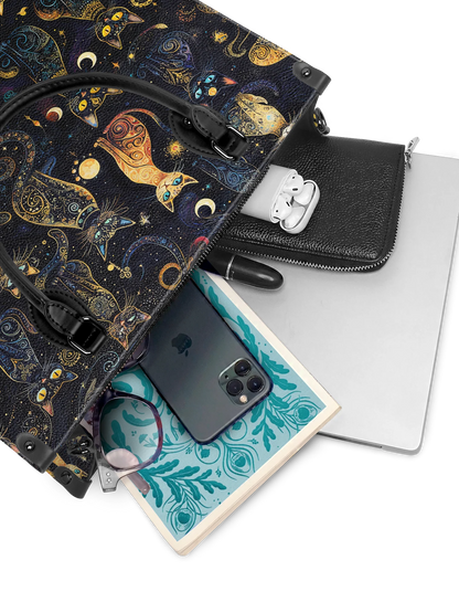 "Lunacat" - Leather Handbag Matching Set (FREE WALLET)