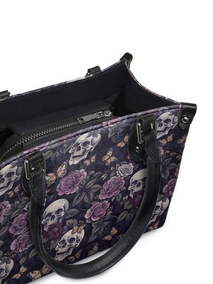 "Noctaflora"- Small Leather Handbag Matching Set (FREE WALLET)
