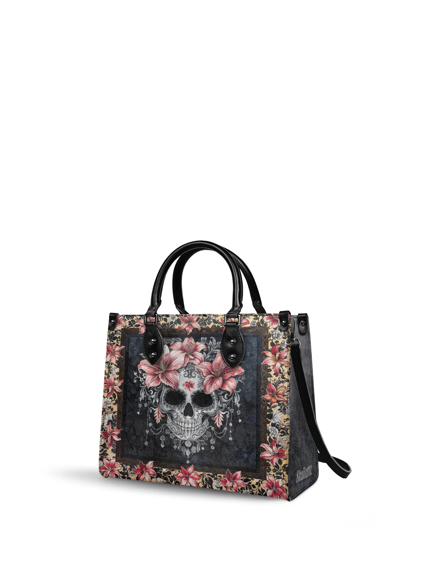"Roselace"- Leather Handbag Matching Set (FREE WALLET)