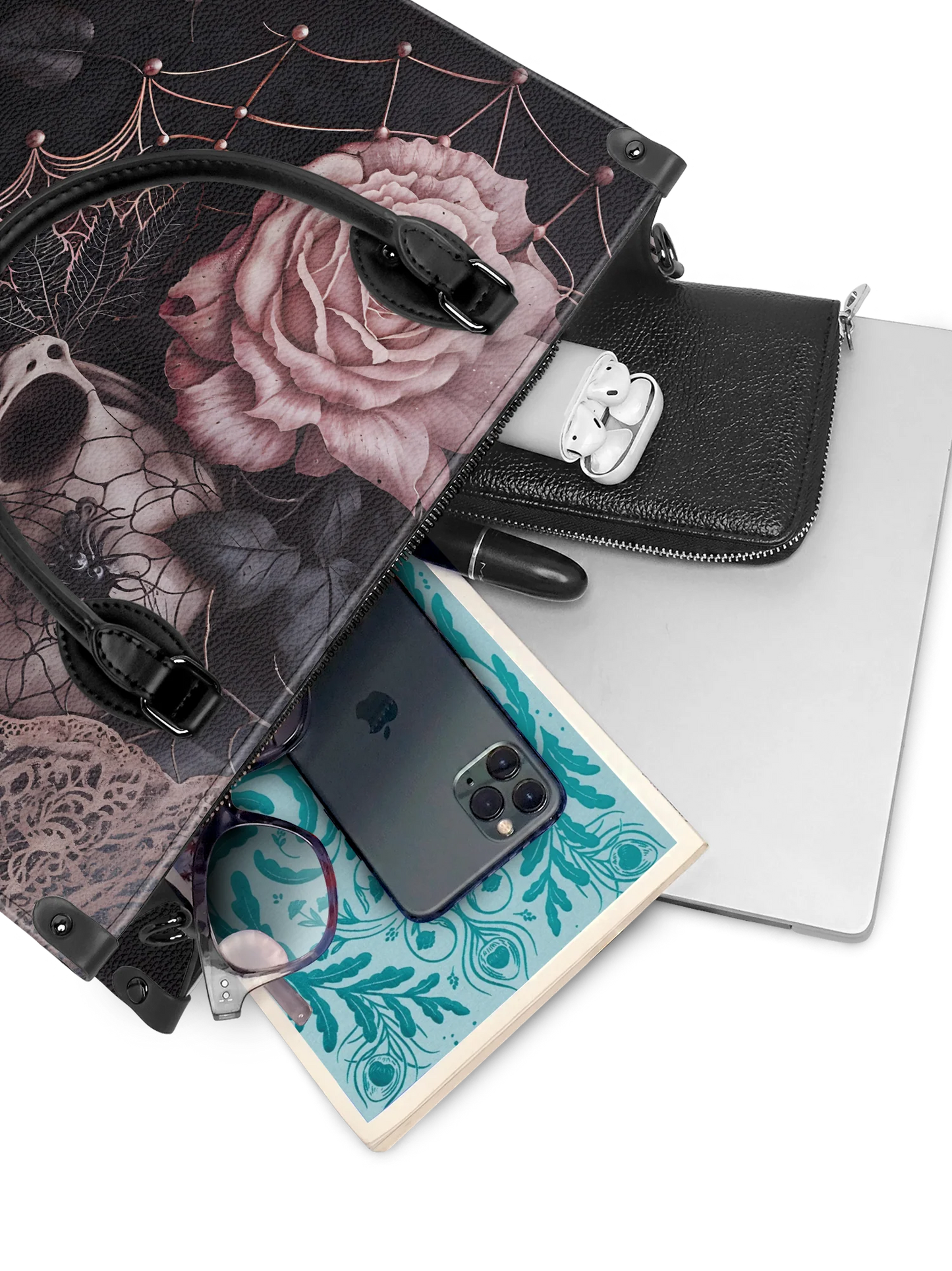 "Venomina" - Leather Handbag Matching Set (FREE WALLET)