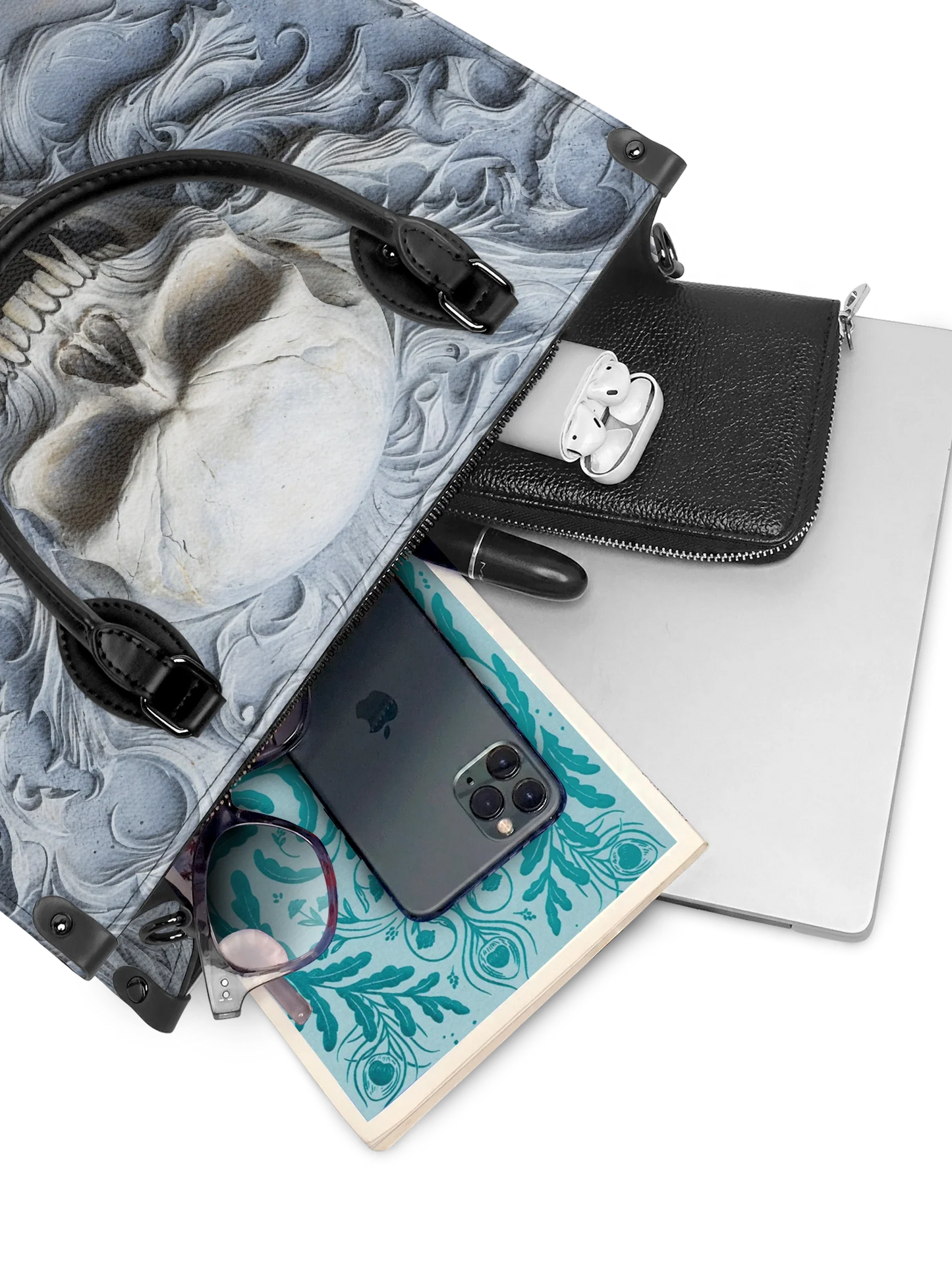 "Wraithbone" - Leather Handbag Matching Set (FREE WALLET)