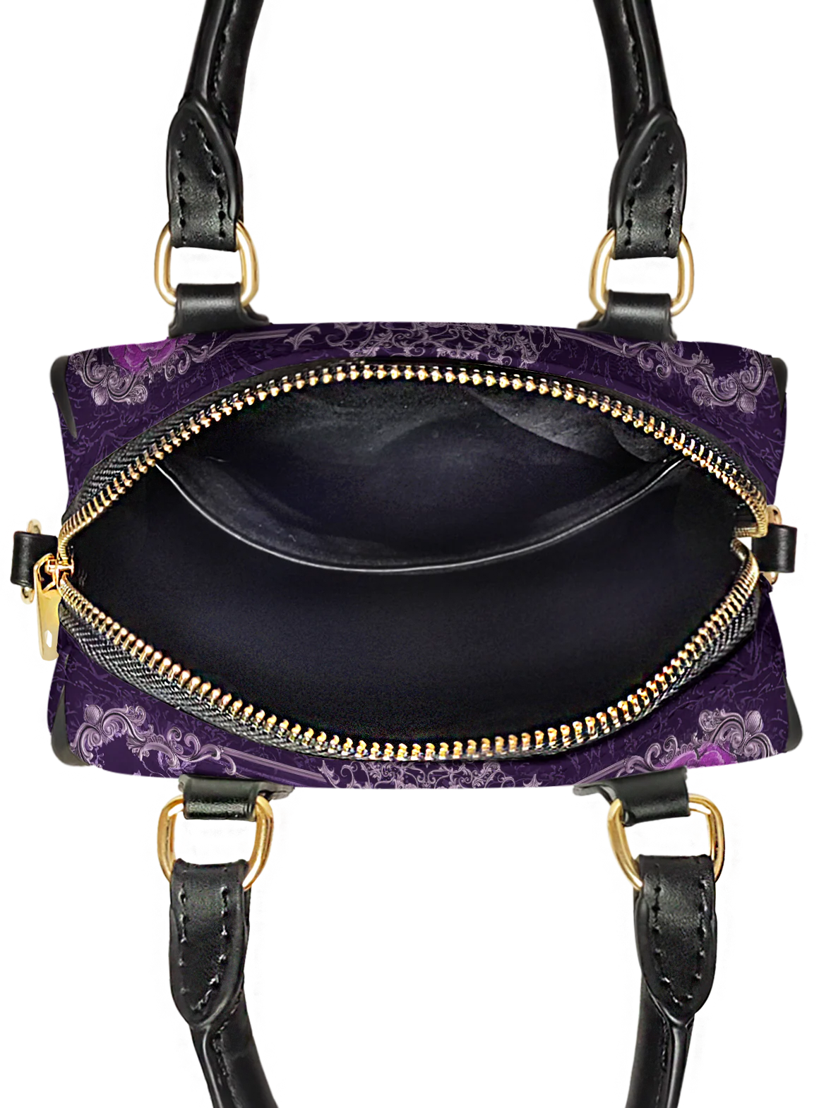 "Bloodrose" Poison Plum Mini Satchel