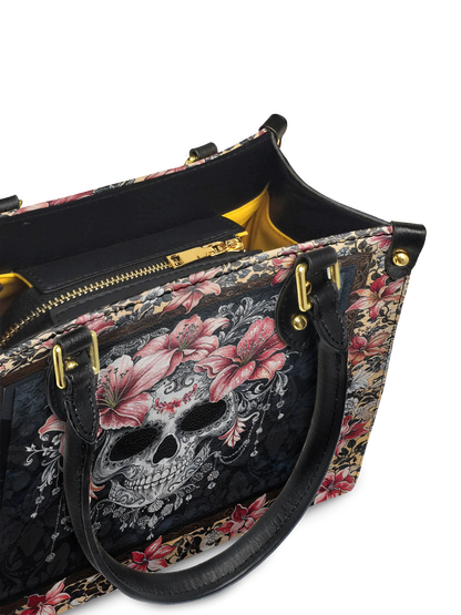 "Roselace" Small Leather Bag Matching Set (FREE WALLET)