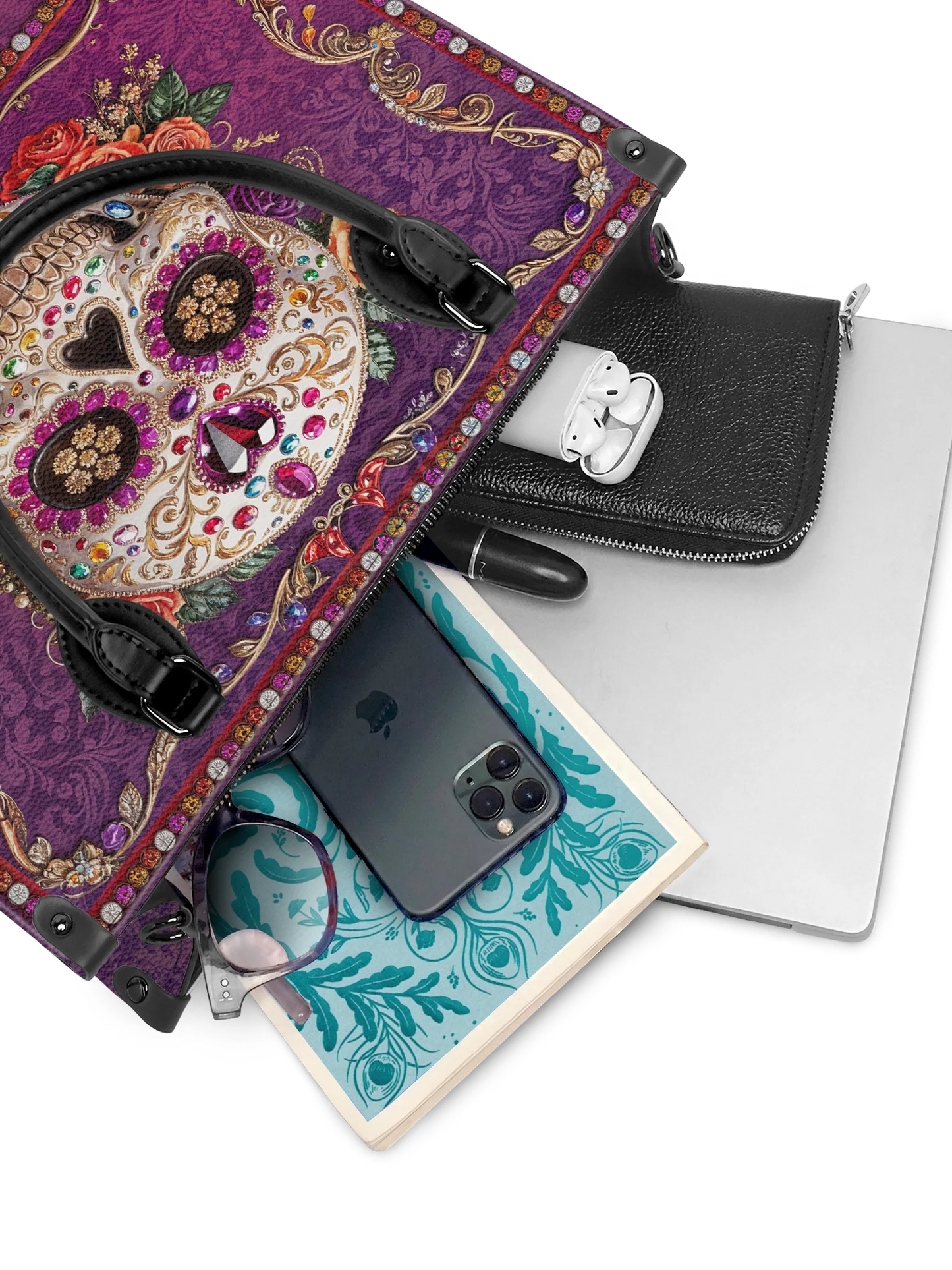 "Catrinelle" - Leather Handbag Matching Set  (FREE WALLET)