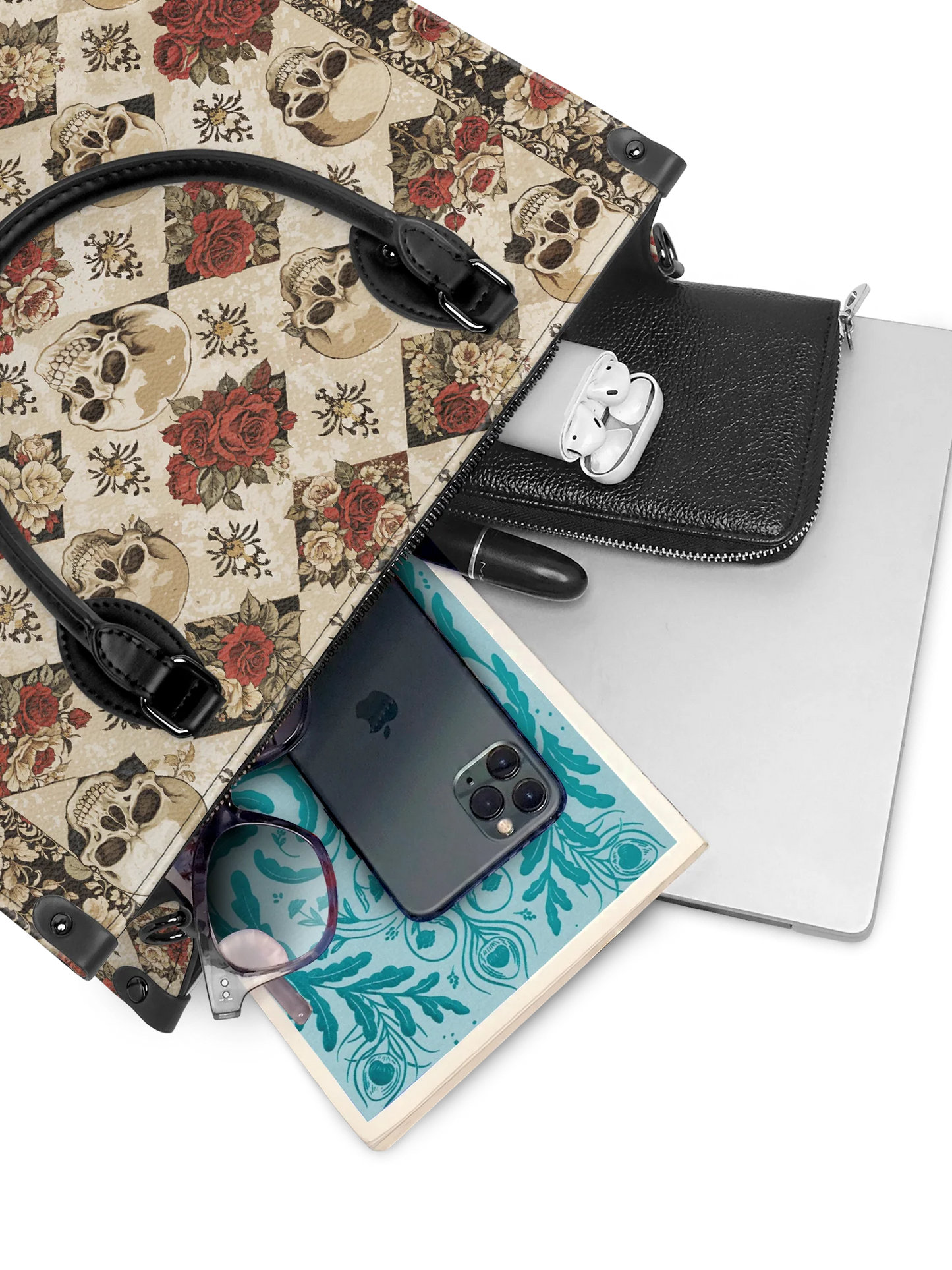 "Mournaire" - Leather Handbag Matching Set (FREE WALLET)