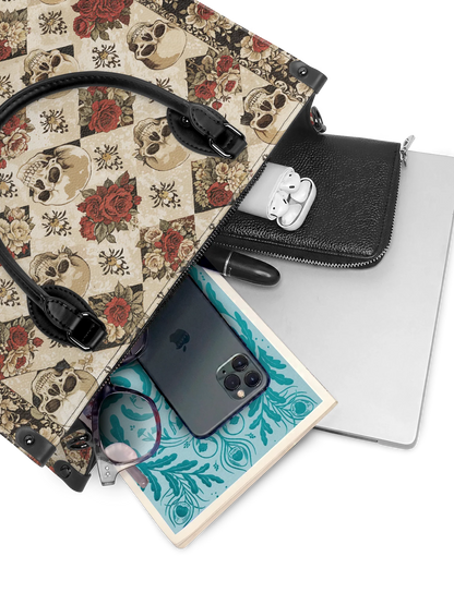 "Mournaire" - Leather Handbag Matching Set (FREE WALLET)