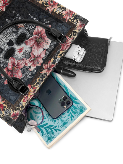 "Roselace"- Leather Handbag Matching Set (FREE WALLET)