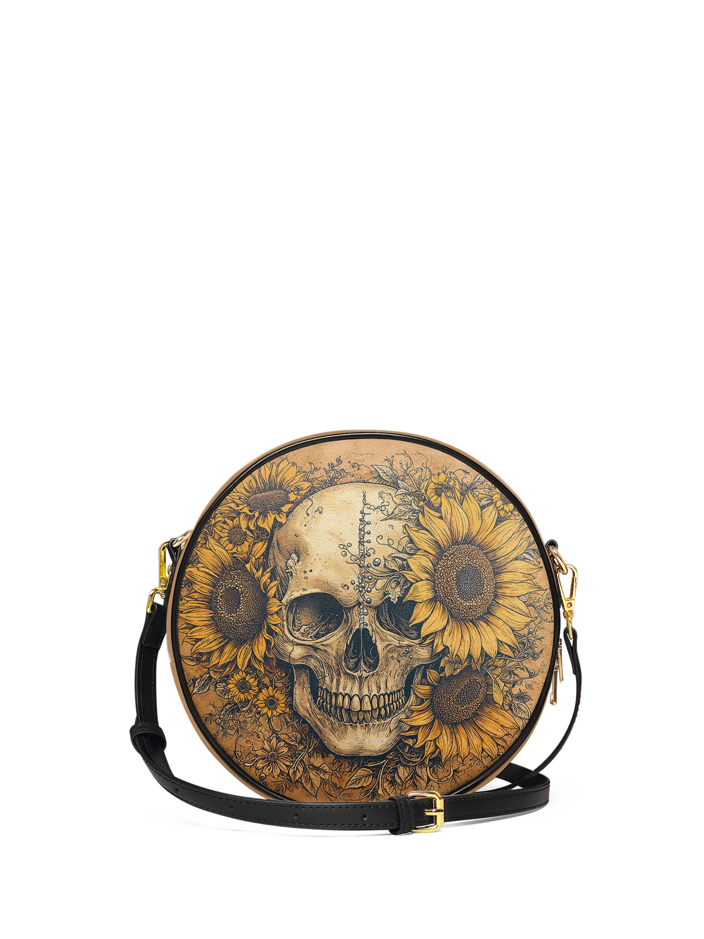"Heliovoid" Circle Crossbody Bag