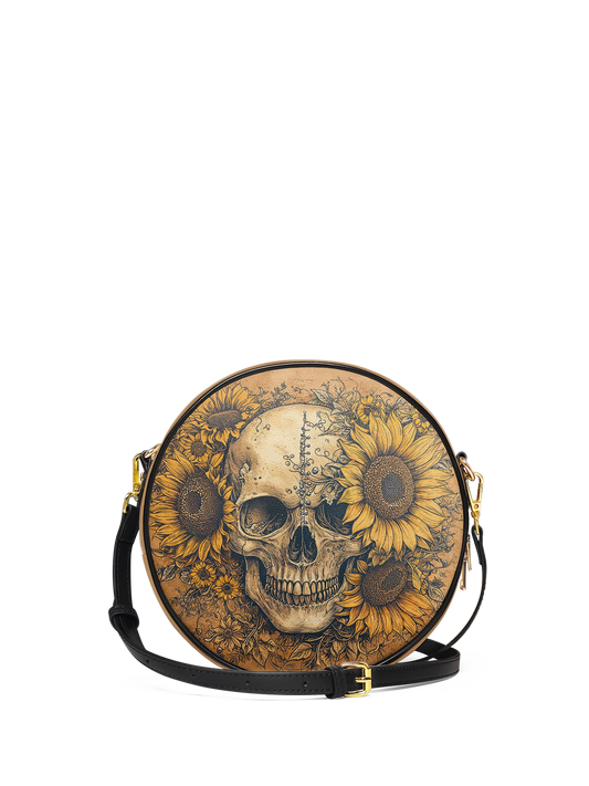 "Heliovoid" Circle Crossbody Bag