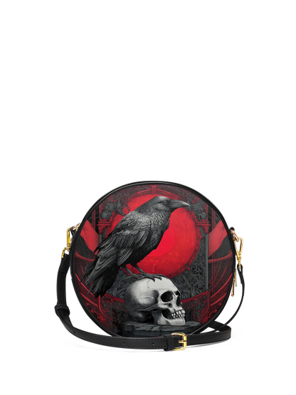 "Bloodraven" Circle Crossbody Bag