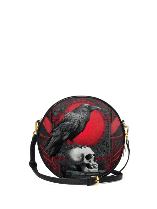 "Bloodraven" Circle Crossbody Bag