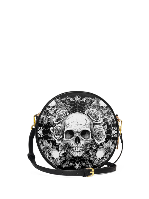 "Gravebloom" Circle Crossbody Bag