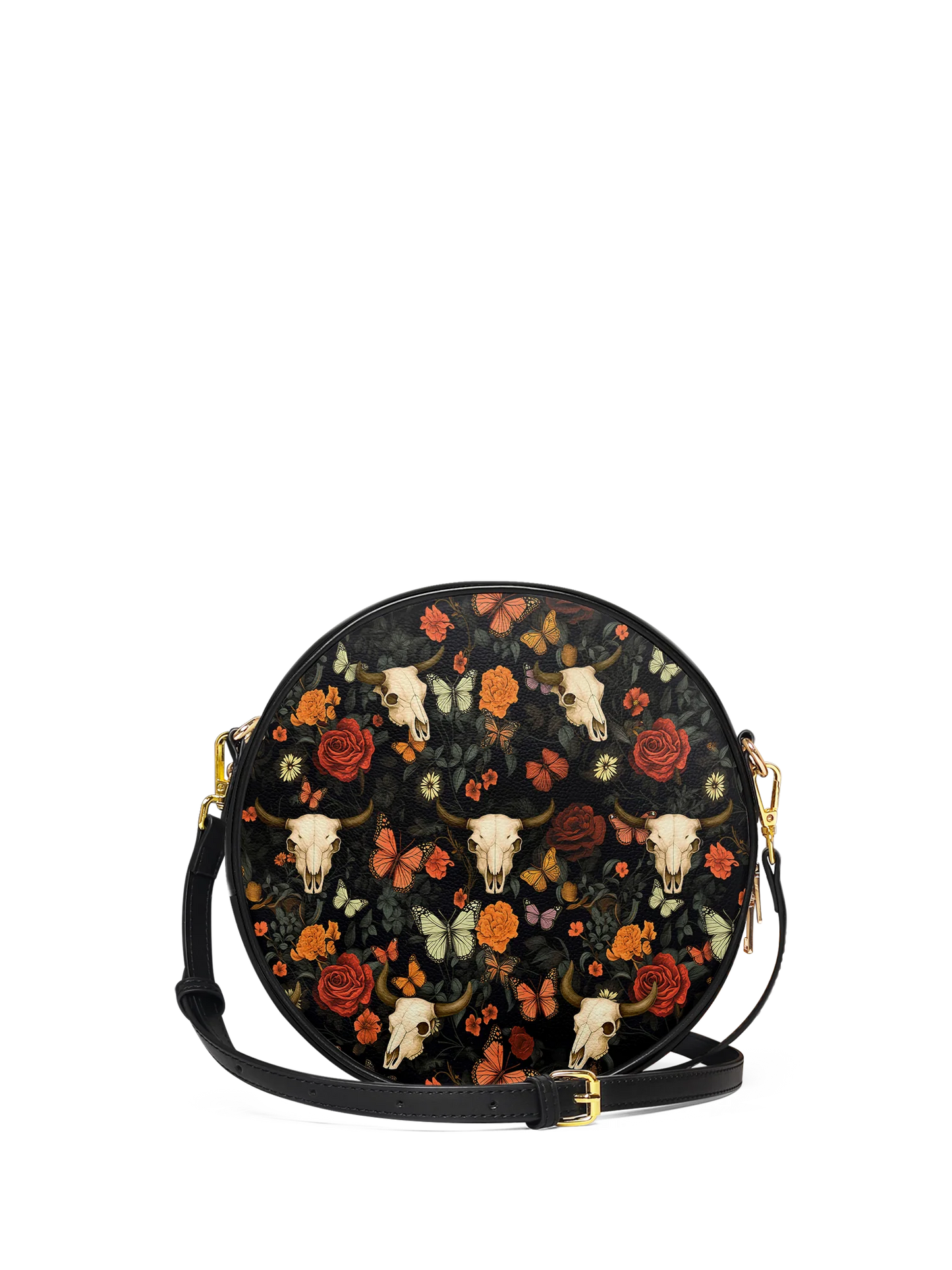 "Thornfall" Circle Crossbody Bag