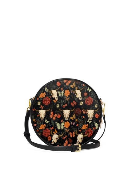"Thornfall" Circle Crossbody Bag