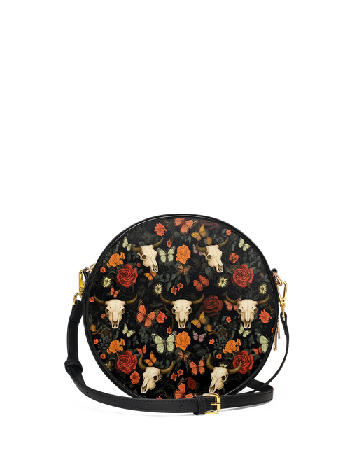 "Thornfall" Circle Crossbody Bag