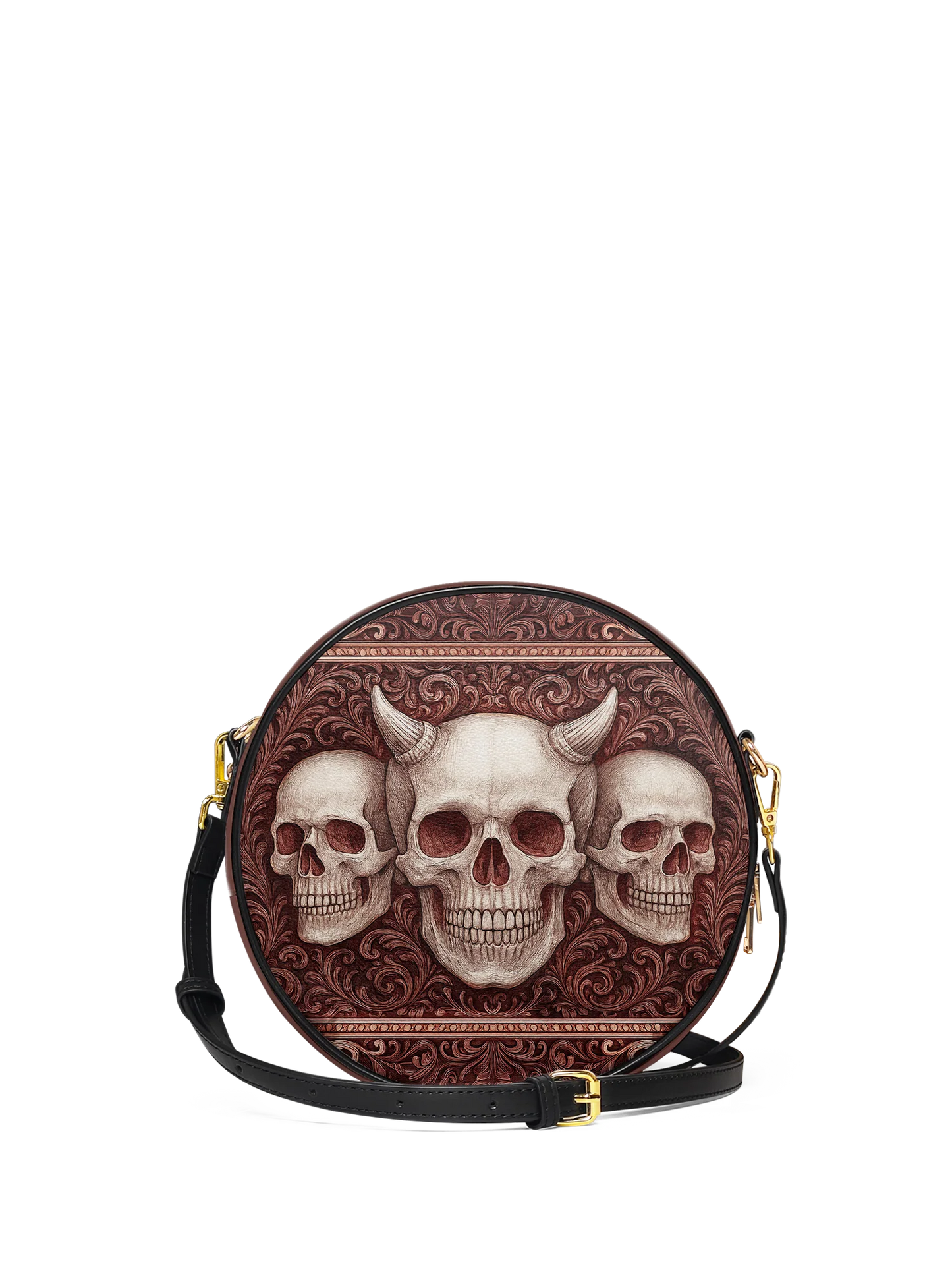 "Triskelion" Circle Crossbody Bag