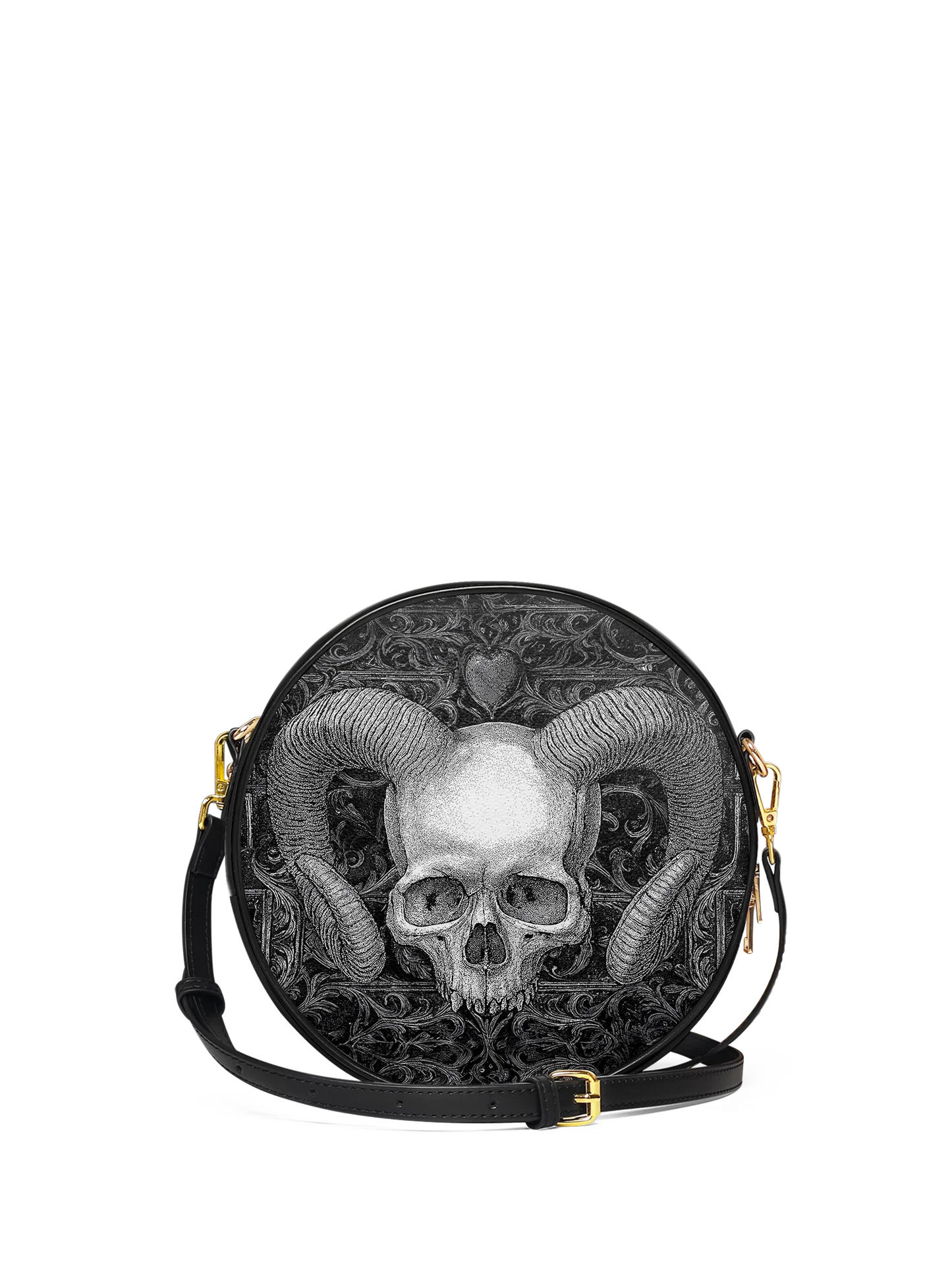 "Grimcrown" Circle Crossbody Bag