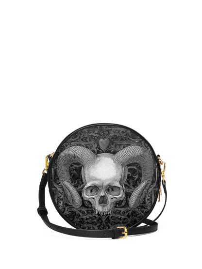 "Grimcrown" Circle Crossbody Bag