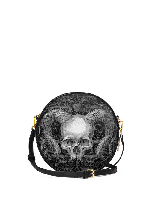 "Grimcrown" Circle Crossbody Bag