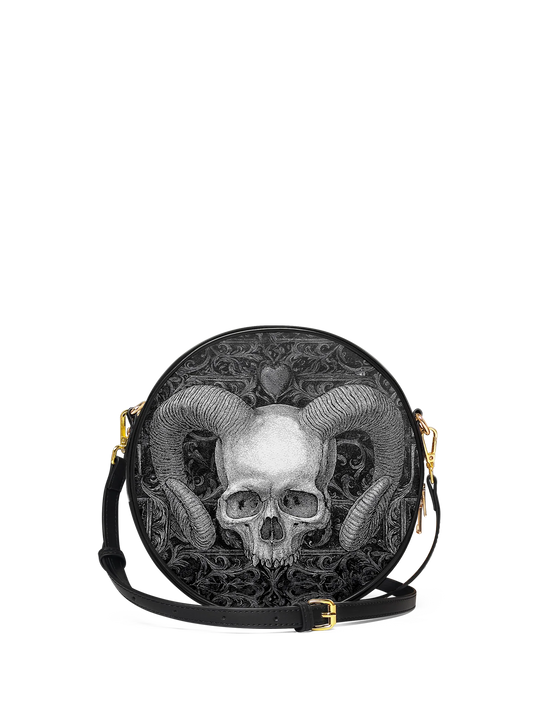 "Grimcrown" Circle Crossbody Bag