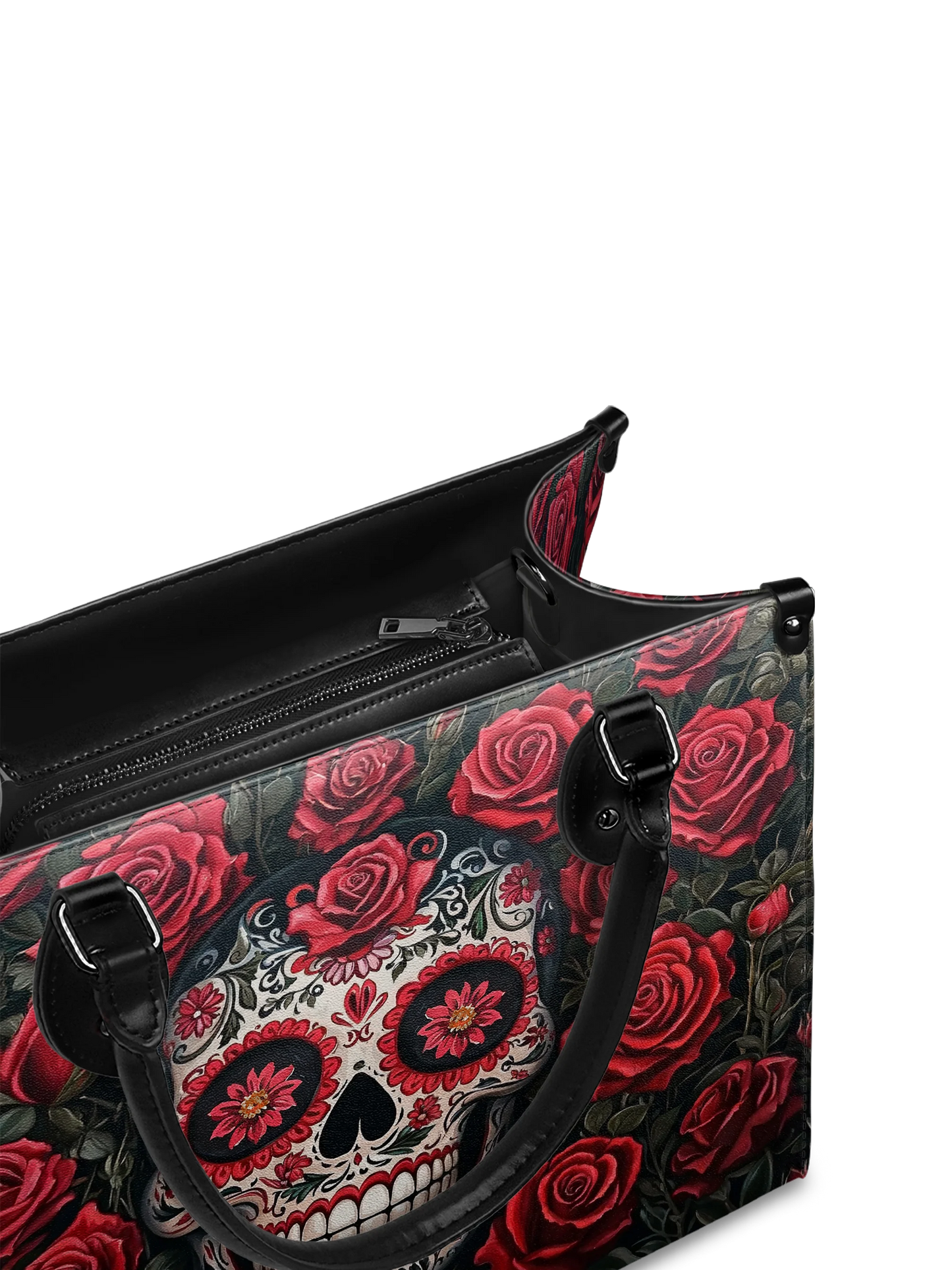 "La Roja" - Leather Handbag Matching Set (FREE WALLET)