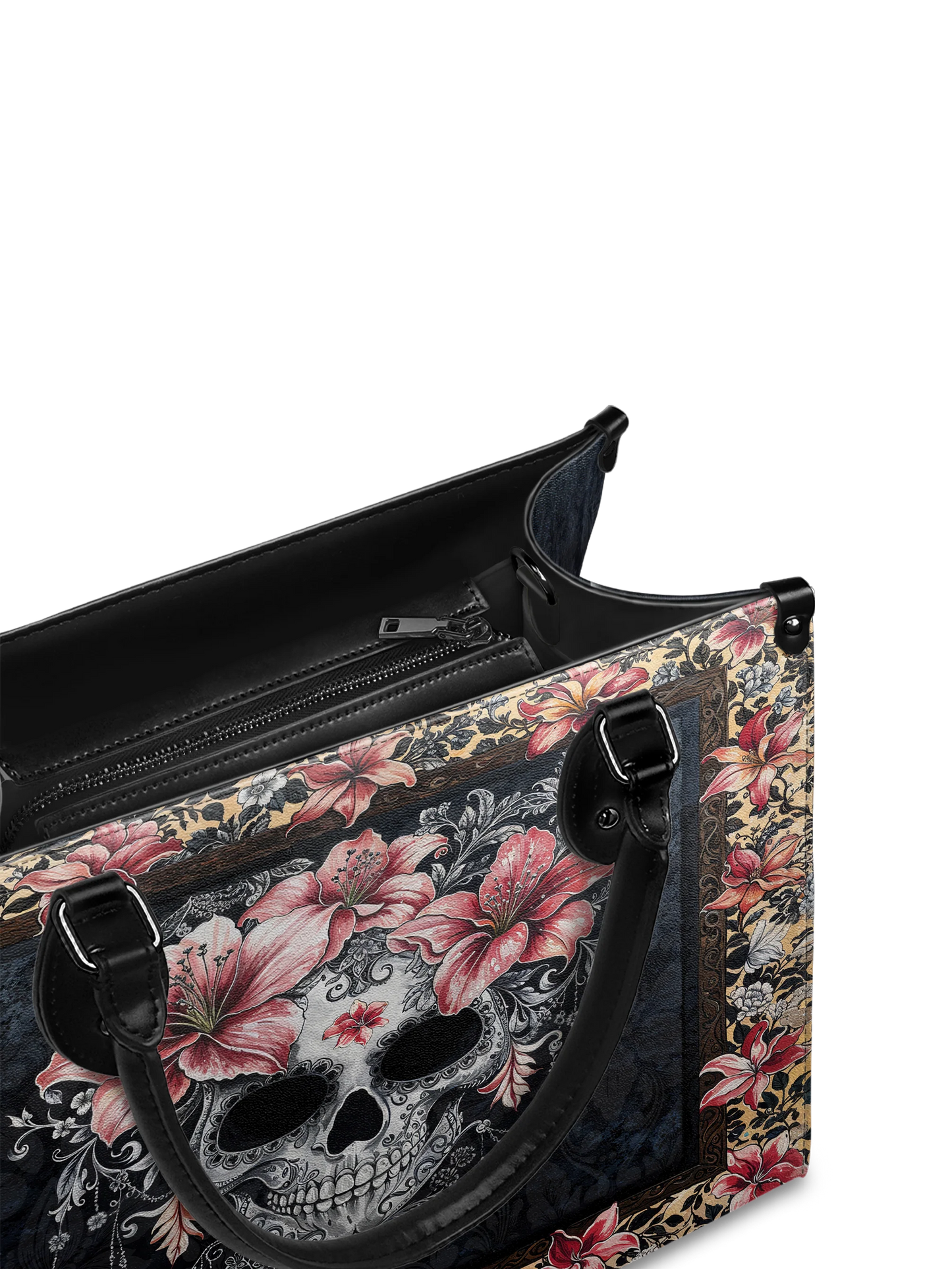 "Roselace"- Leather Handbag Matching Set (FREE WALLET)