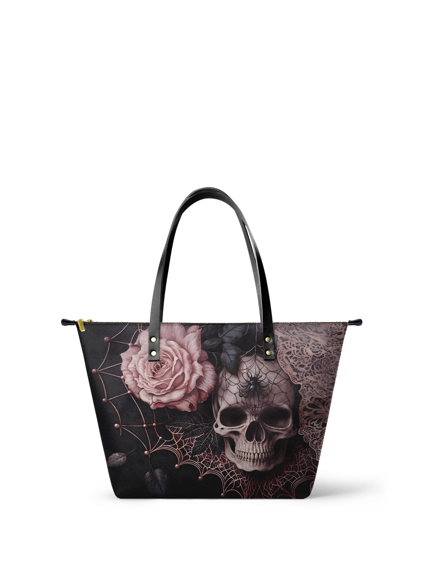 "Venomina" Leather Tote Bag Matching Set (FREE WALLET)