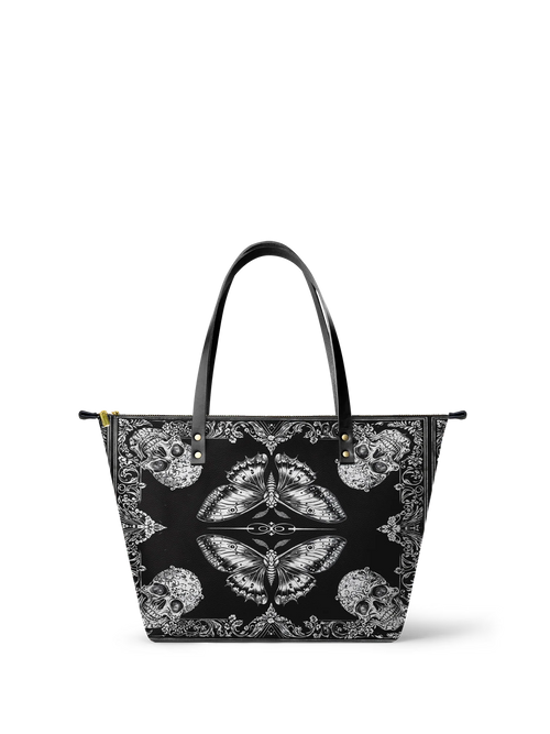 "Morthwing" Leather Tote Bag Matching Set (FREE WALLET)