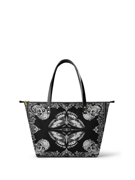 "Morthwing" Leather Tote Bag Matching Set (FREE WALLET)