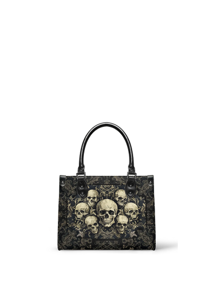 "Deathmark" - Small Leather Handbag Matching Set (FREE WALLET)
