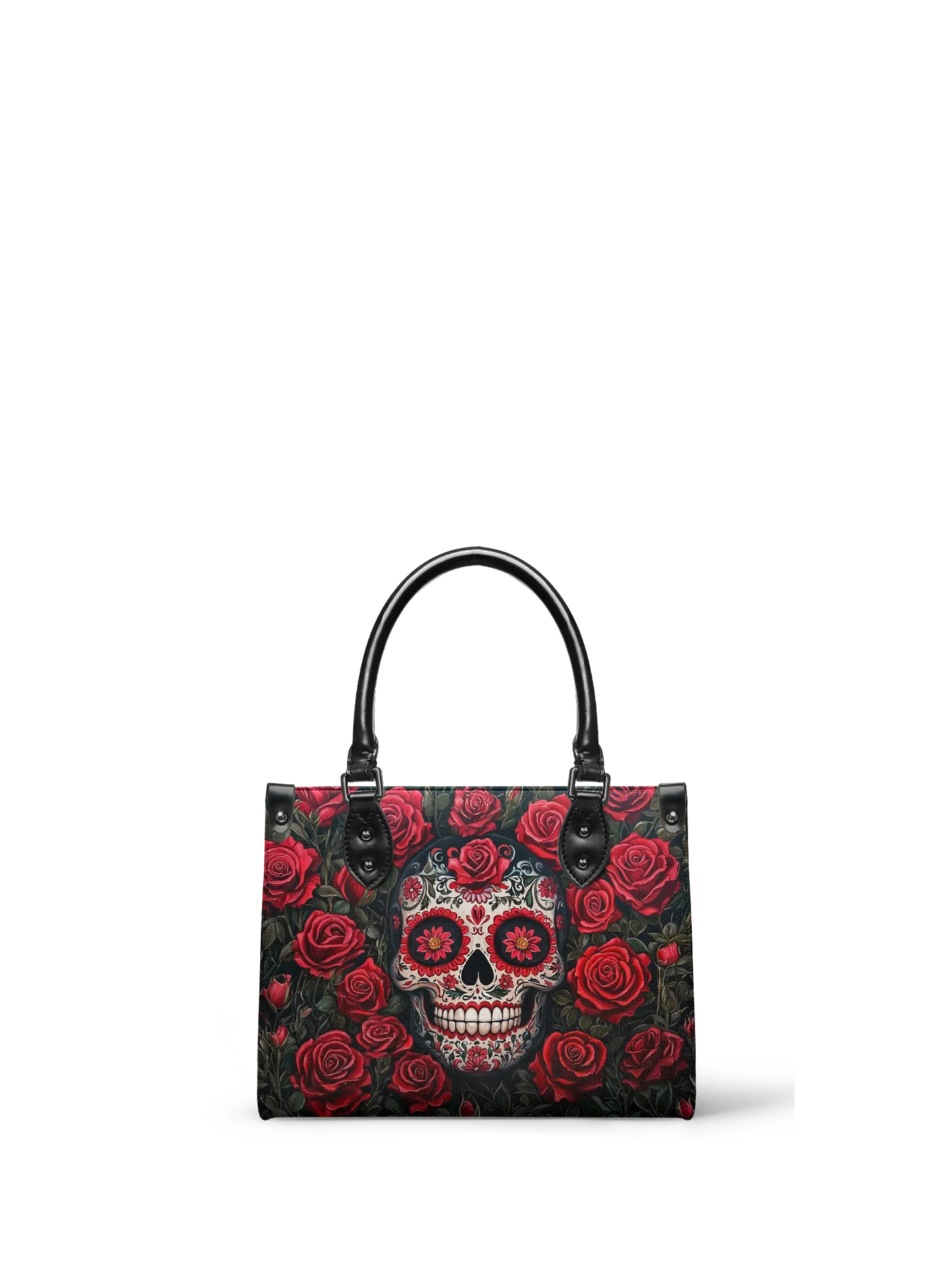 "La Roja" - Small Leather Handbag Matching Set (FREE WALLET)