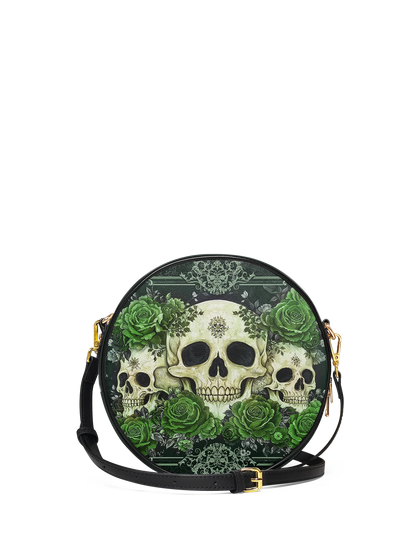 "Bloodrose" Poison Ivy Circle Crossbody Bag
