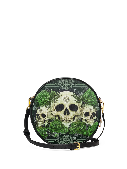 "Bloodrose" Poison Ivy Circle Crossbody Bag