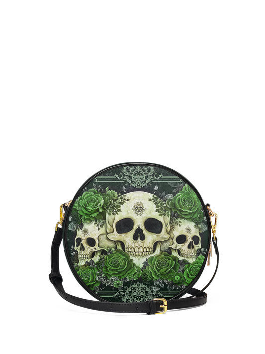 "Bloodrose" Poison Ivy Circle Crossbody Bag