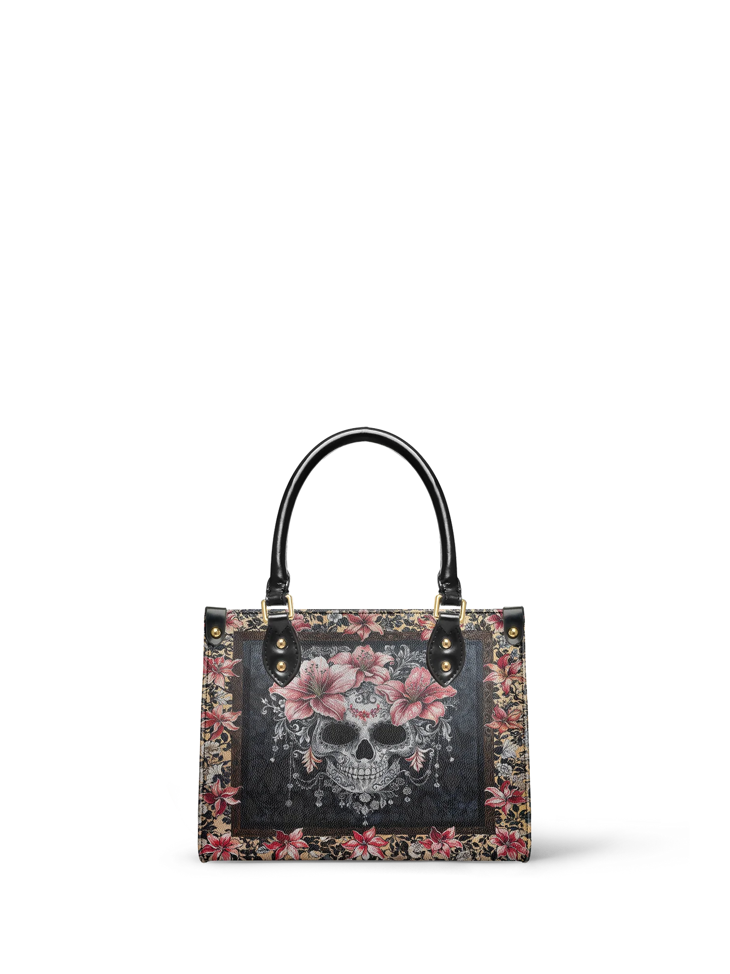 "Roselace" Small Leather Bag Matching Set (FREE WALLET)