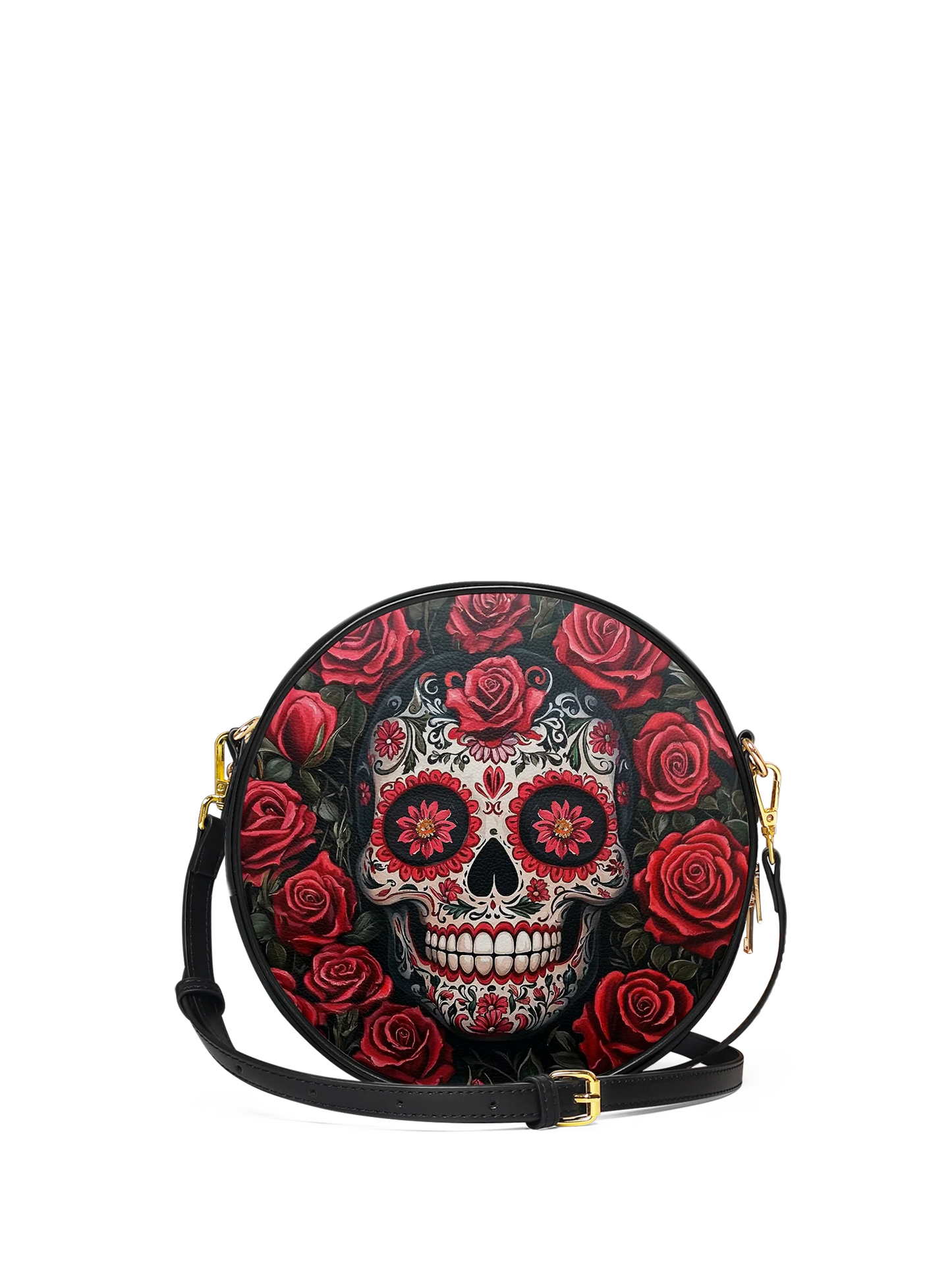 "La Roja" Circle Crossbody Bag