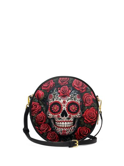 "La Roja" Circle Crossbody Bag