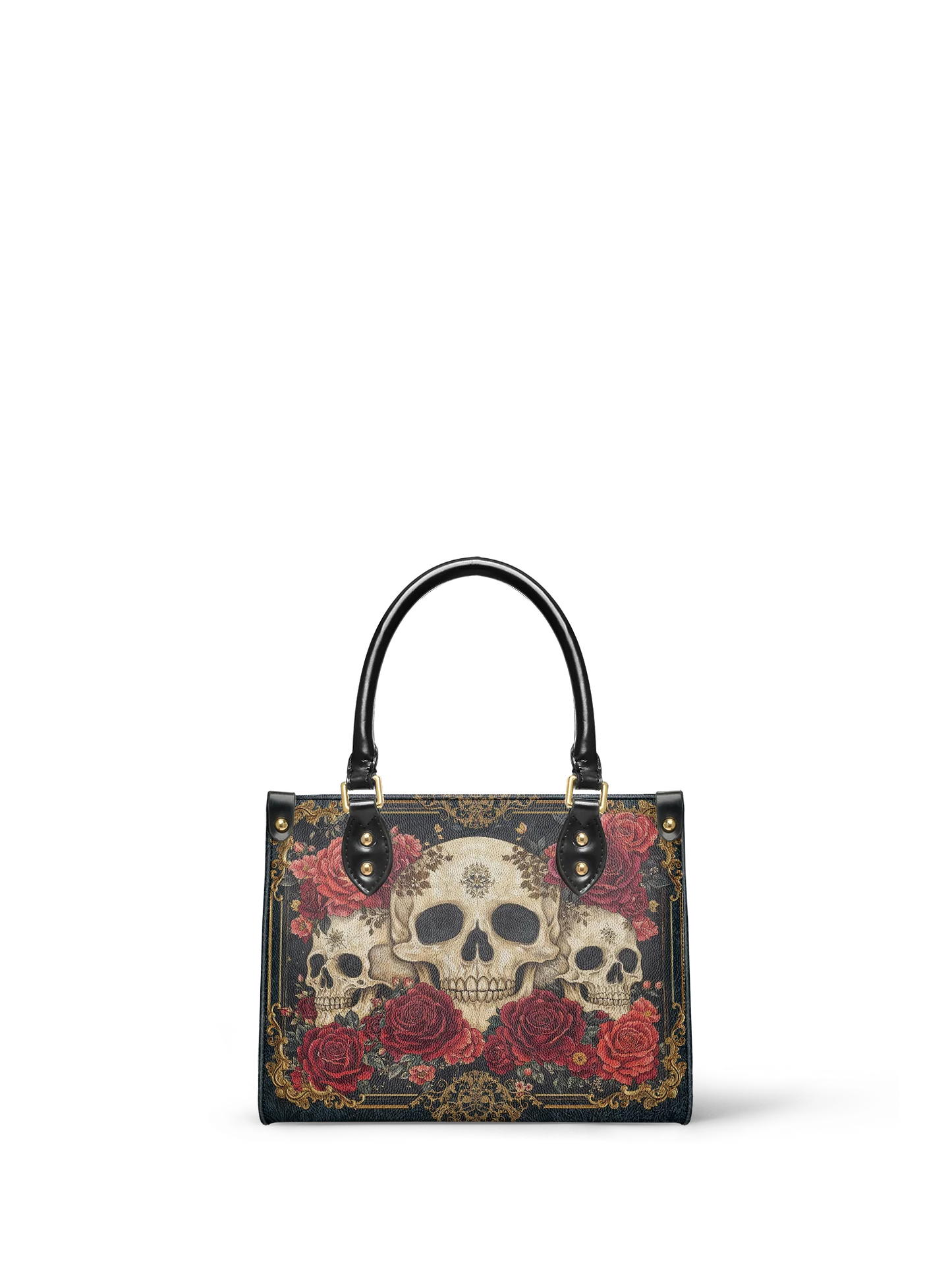 "Bloodrose" Small Leather Bag Matching Set (FREE WALLET)