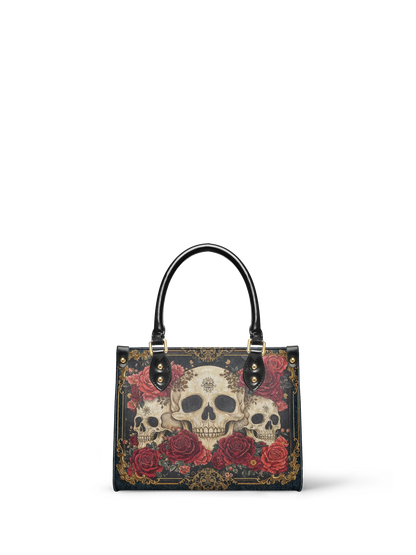"Bloodrose" Small Leather Bag Matching Set (FREE WALLET)