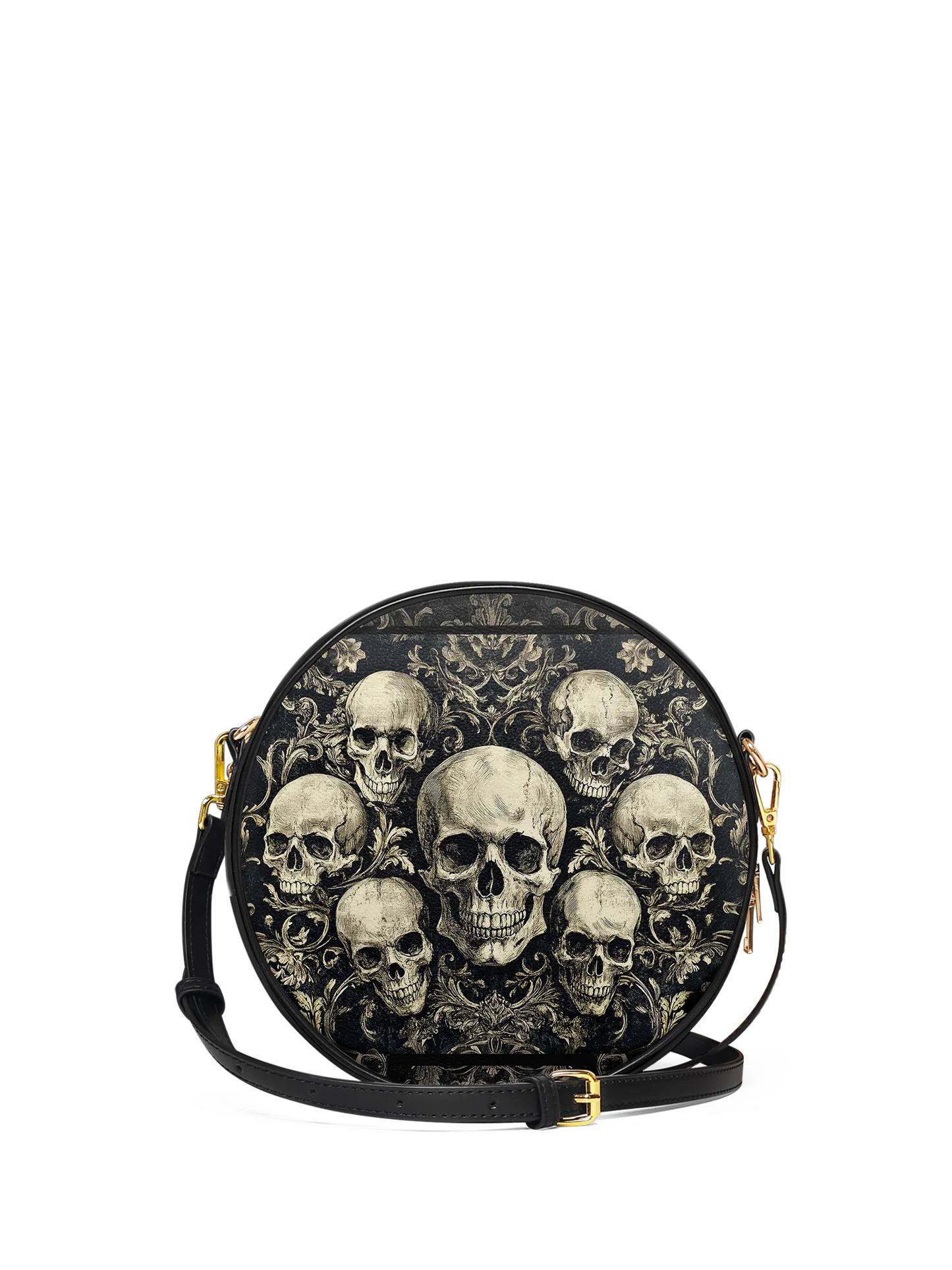 "Deathmark" Circle Crossbody Bag