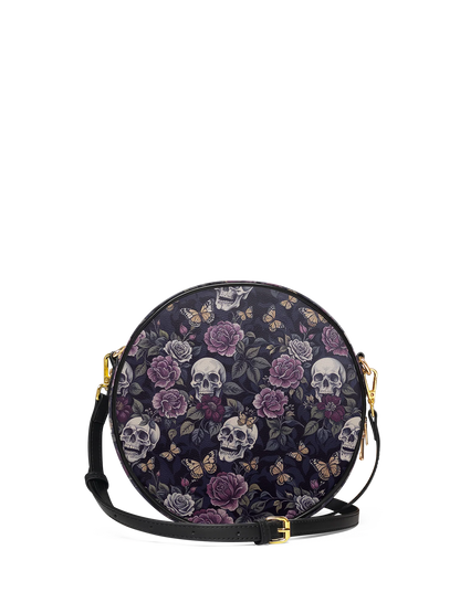 "Noctaflora" Circle Crossbody Bag