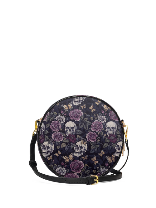 "Noctaflora" Circle Crossbody Bag
