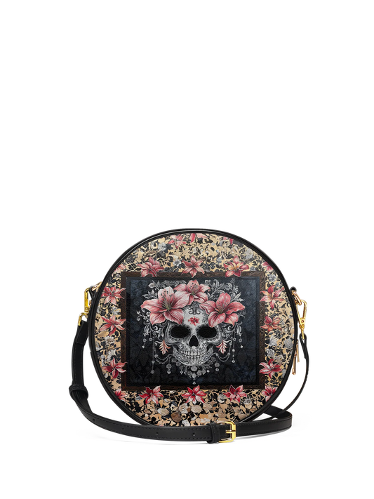 "Roselace" Circle Crossbody Bag